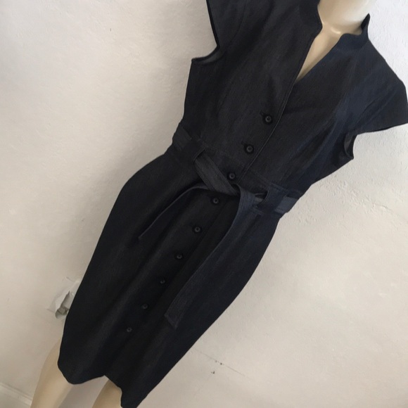 Calvin Klein black jeans and button down dress - Picture 2 of 8